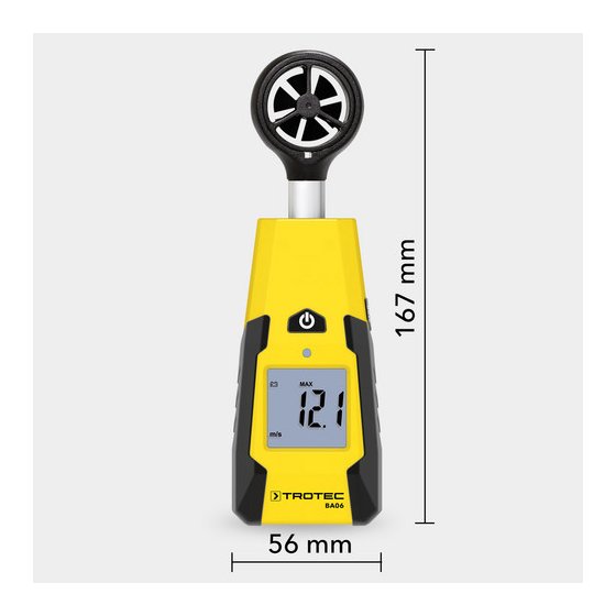 BA06 Anemometro de rueda alada