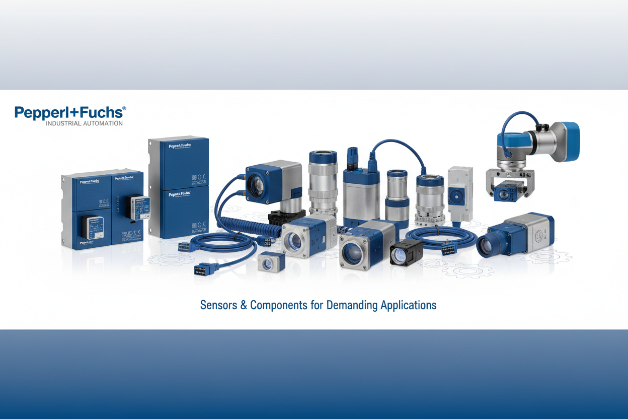 PEPPERL + FUCHS: Sensores Industriales de Precisión para Automatización