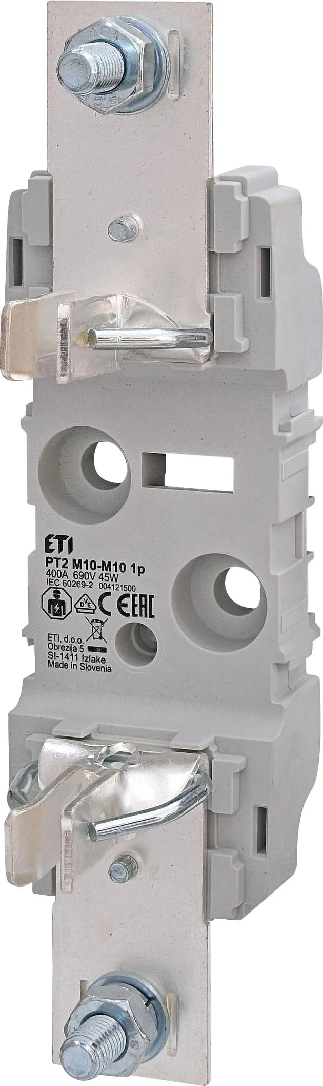 C0086 PT 2 M10-M10 1P - 004121500 BASE PORTAFUSIBLE 1 POLO NH2