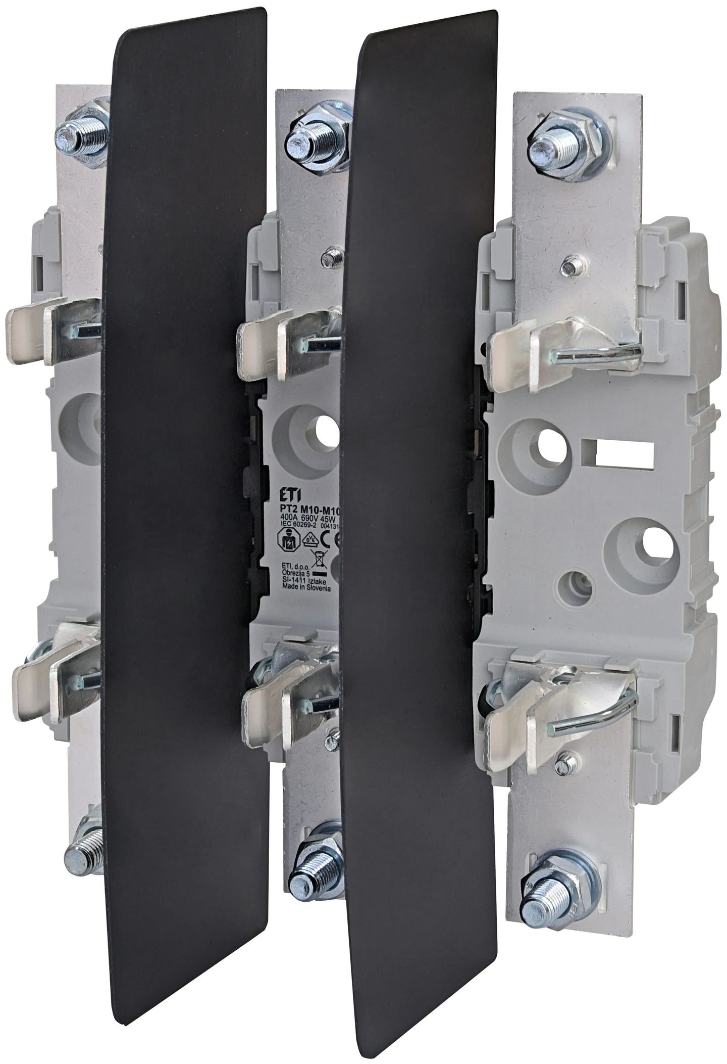 C0089 PT 2 M10-M10 3P - 004131400 BASE PORTAFUSIBLE 3 POLOS NH2