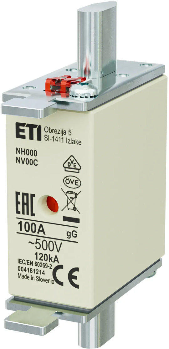 C0020 NH000 - 004181214 FUSIBLE TIPO CUCHILLA 100A 500V gG