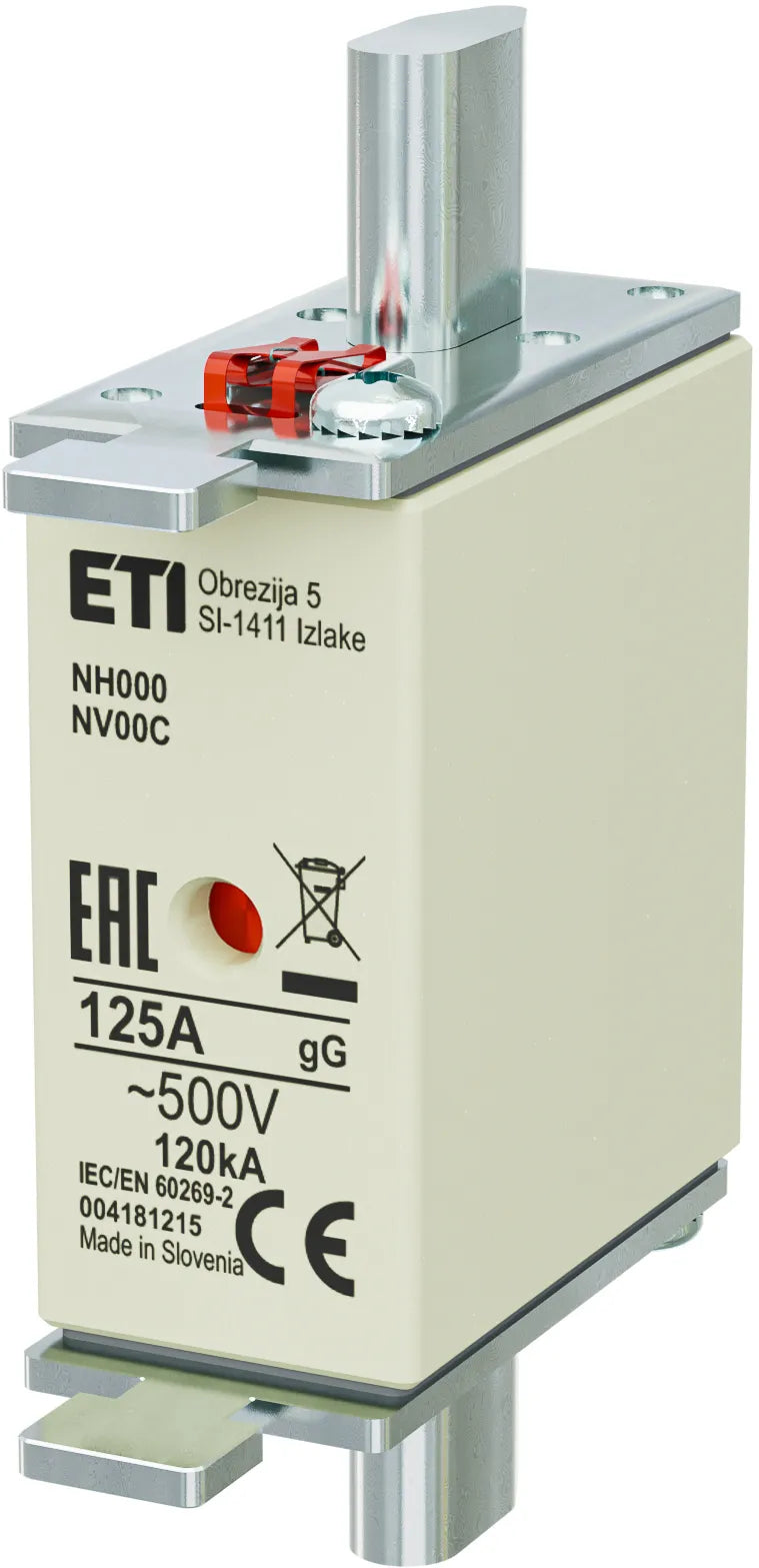 C0065 NH000 - 004181215 FUSIBLE TIPO CUCHILLA 125A 500V gG
