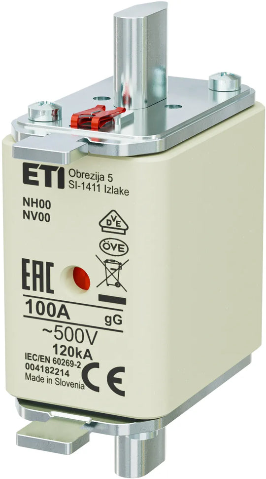 C0071 NH00 - 004182214 FUSIBLE TIPO CUCHILLA 100A 500V gG