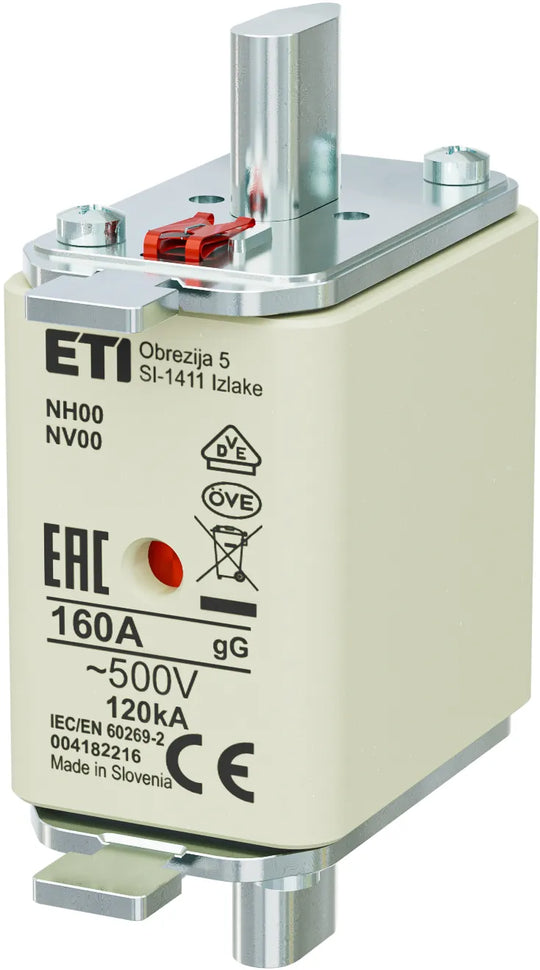 C0022 NH00 - 004182216 FUSIBLE TIPO CUCHILLA 160A 500V gG