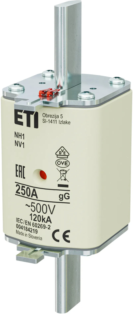 C0028 NH1 - 004184219 FUSIBLE TIPO CUCHILLA 250A 500V gG