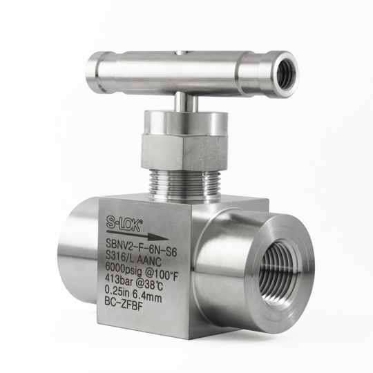 SBNV2-F-6N-S6 Válvula de Aguja 3/8" Hembra Roscada