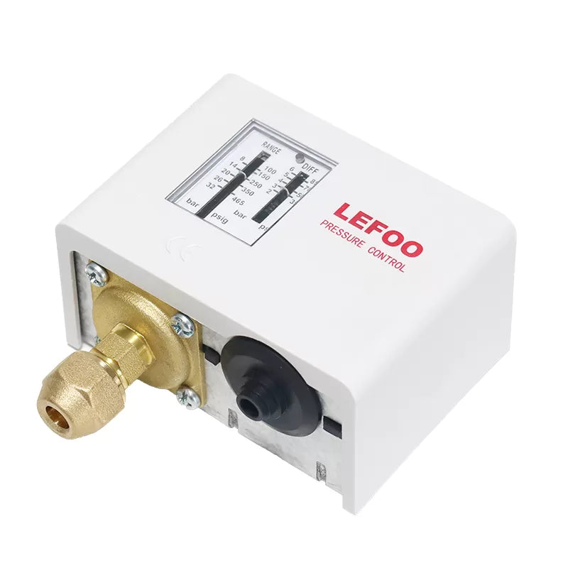 Presostato LEFOO LF5532NPT, 8-32 Bar, 1/4" NPT Macho