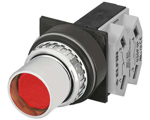 E3178 030PPRF1 - BOTON PULSADOR ROJO Ø30mm