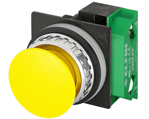 E3008 030RFGFA - BOTON HONGO AMARILLO Ø35mm