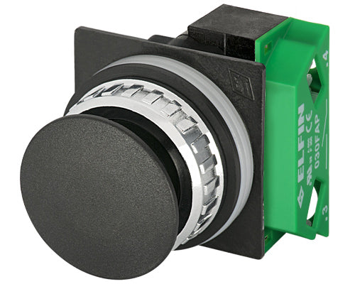 E3005 030RFNFA - BOTON HONGO NEGRO Ø35mm