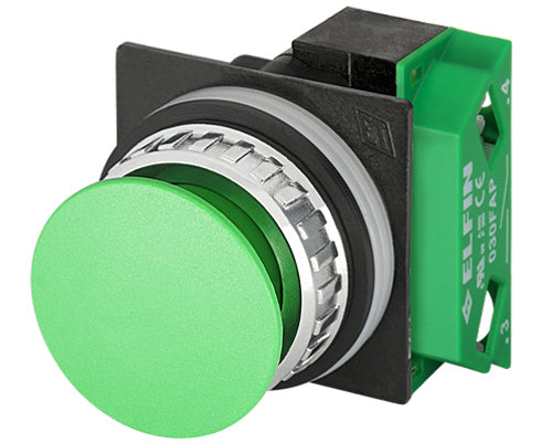 E3007 030RFVFA - BOTON HONGO VERDE Ø35mm