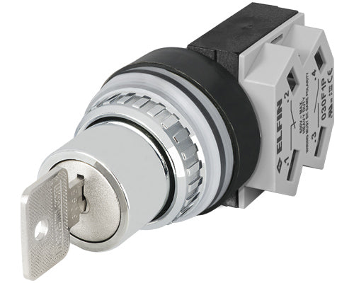 E3085 030SCBF1 - SELECTOR CON LLAVE 2 POSICIONES