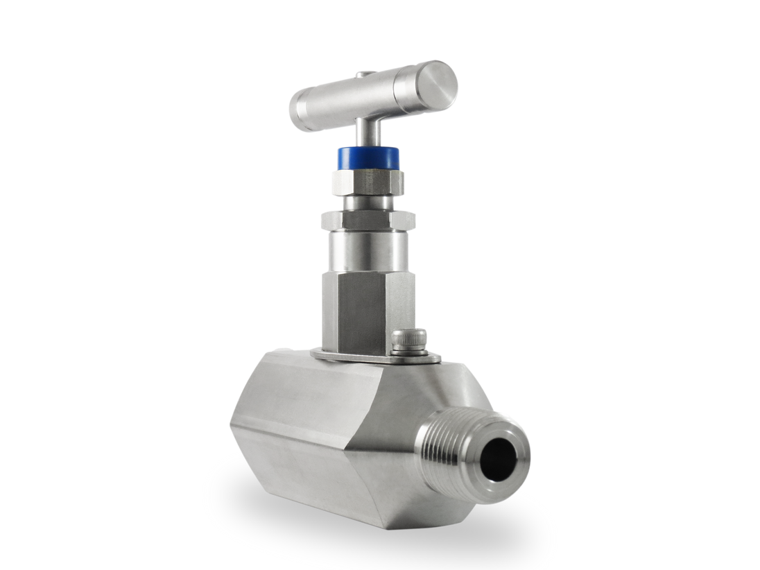 SHNV2-MF-8N-S6 Válvula de Aguja 1/2" Macho-Hembra NPT Roscada, (10,000 PSI)