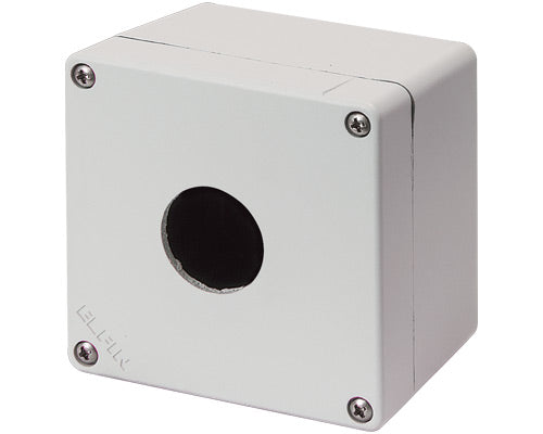 E3048 040C0909-7ES1 - CAJA GRIS 1 HOYO Ø30mm