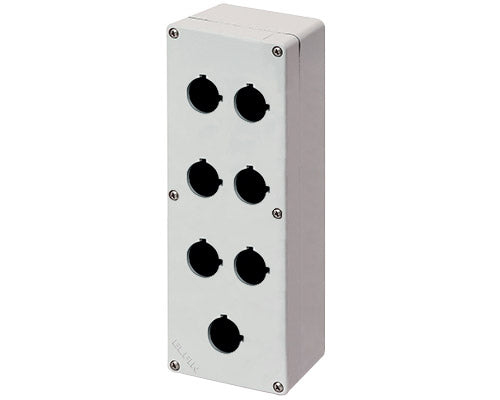 E3058 040C0926-7EP7C - CAJA GRIS 7 HOYOS Ø22mm