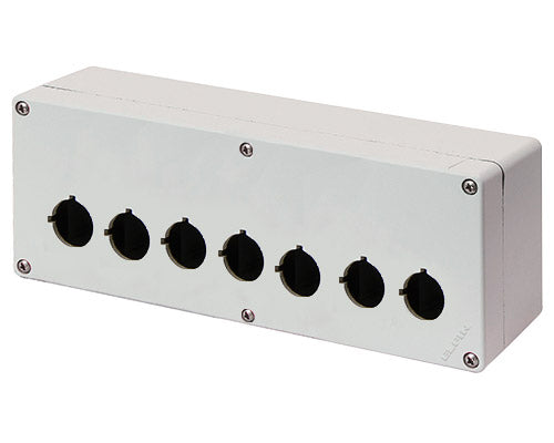 E3060 040C0926-7EP7L - CAJA GRIS 7 HOYOS Ø22mm