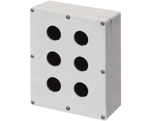 E3127 040C1720-7ES6 - CAJA ALUMINIO 6HOYOS 30mm