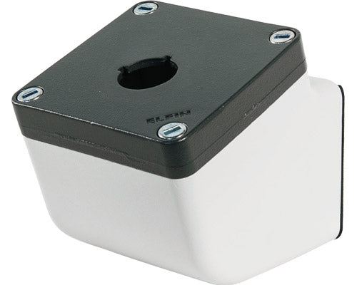 E3043 040L0808-8EP1C - CAJA GRIS 1 HOYO ANGULAR