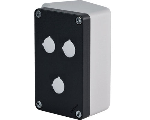 E3045 040L0814-8EP3C - CAJA GRIS 3 HOYOS ANGULAR