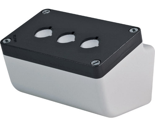 E3046 040L0814-8EP3L - CAJA GRIS 3 HOYOS ANGULAR