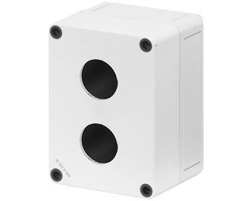 E3063 080CS0913-8S2 - CAJA DE PLASTICO 2HOYOø 30mm