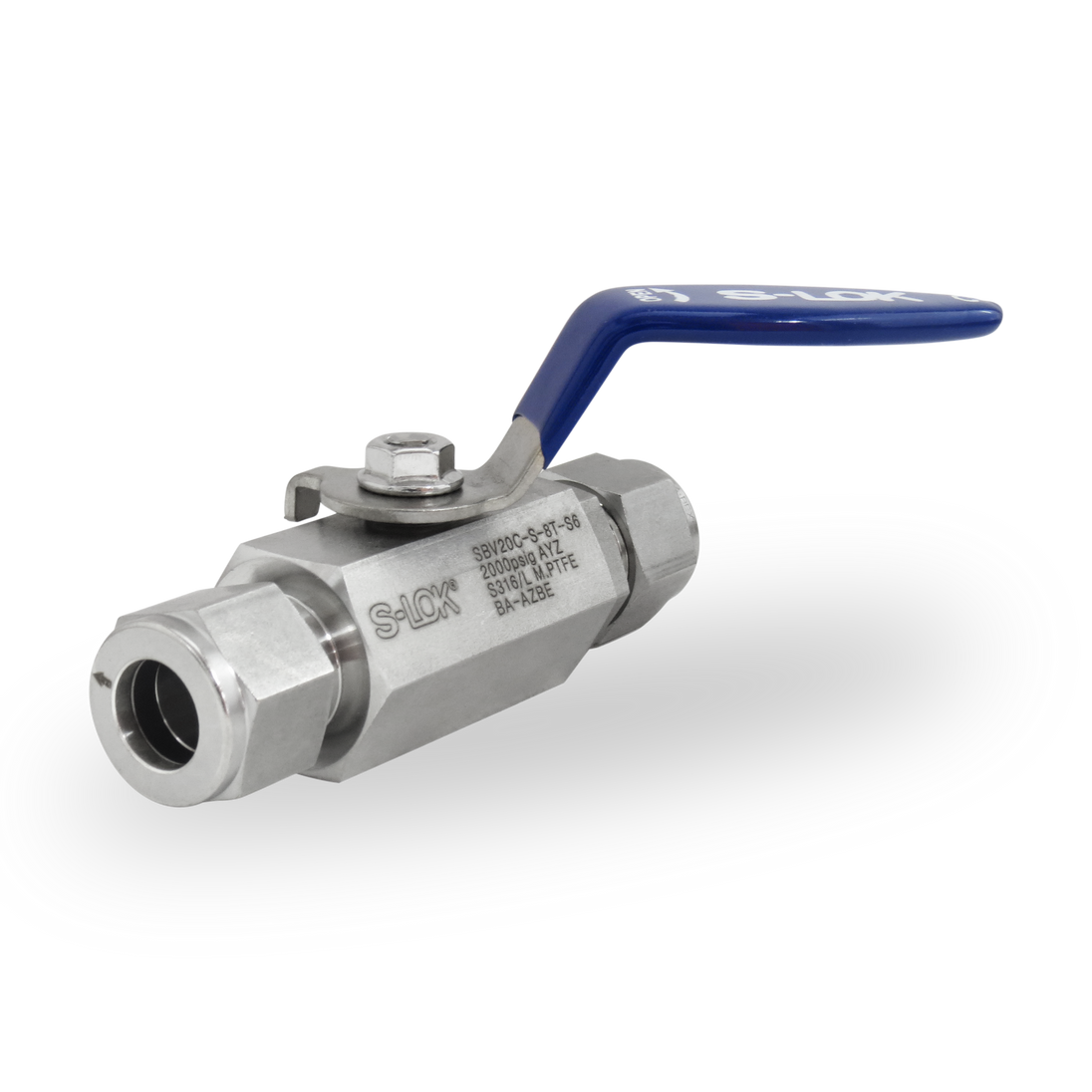 SBV20C-S-8T-S6 Válvula Bola A. Inox S316 1/2" OD (2000 psi)