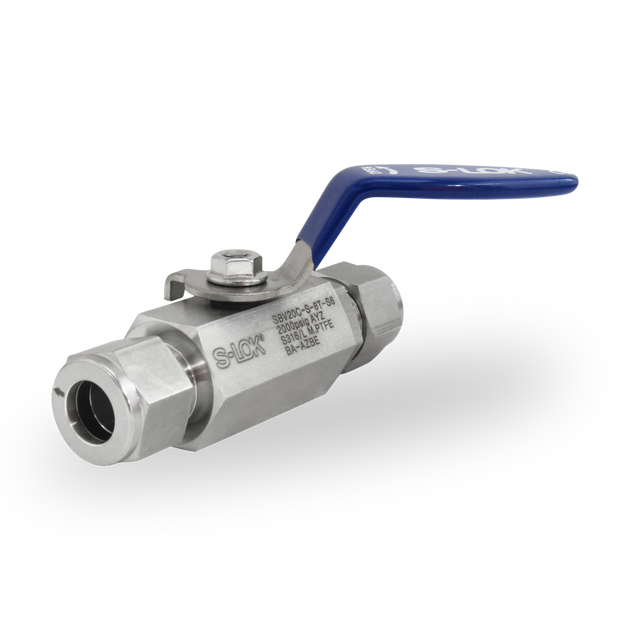 SBV20C-S-8T-S6 Válvula Bola A. Inox S316 1/2" OD (2000 psi)