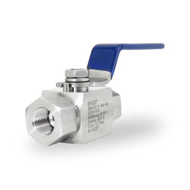 SBV2H-F-8N-S6 Valvula Bola A. Inox S316 1/2 NPT Roscada Hembra