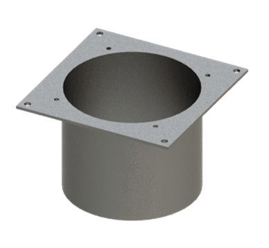 32732 - MANGA DE DESCARGA PARA QUEMADOR OVENPAK 425 10 IN DIA X 8 IN LG 310SS DIS SLV