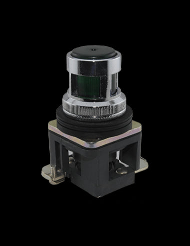 ALF3LB-230 Botón Pulsador Metálico 30mm