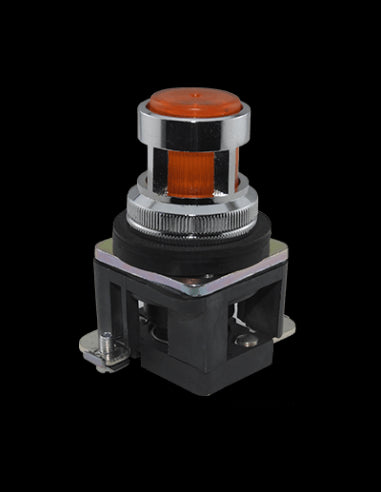 ALF5LB-230 Botón Pulsador Metálico 30mm