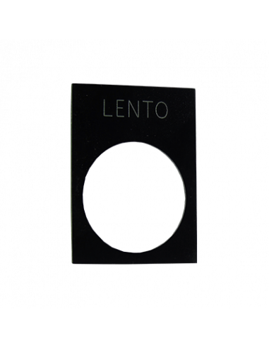 2LP14SP Placas Leyendas Ø 22mm