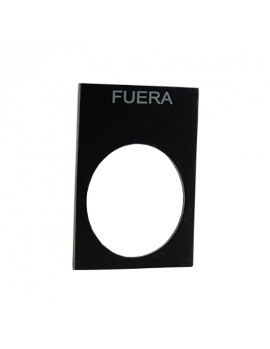 2LP16SP Placas Leyendas Ø 22mm