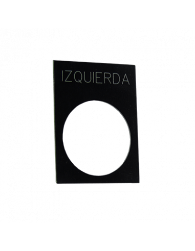 2LP18SP Placas Leyendas Ø 22mm