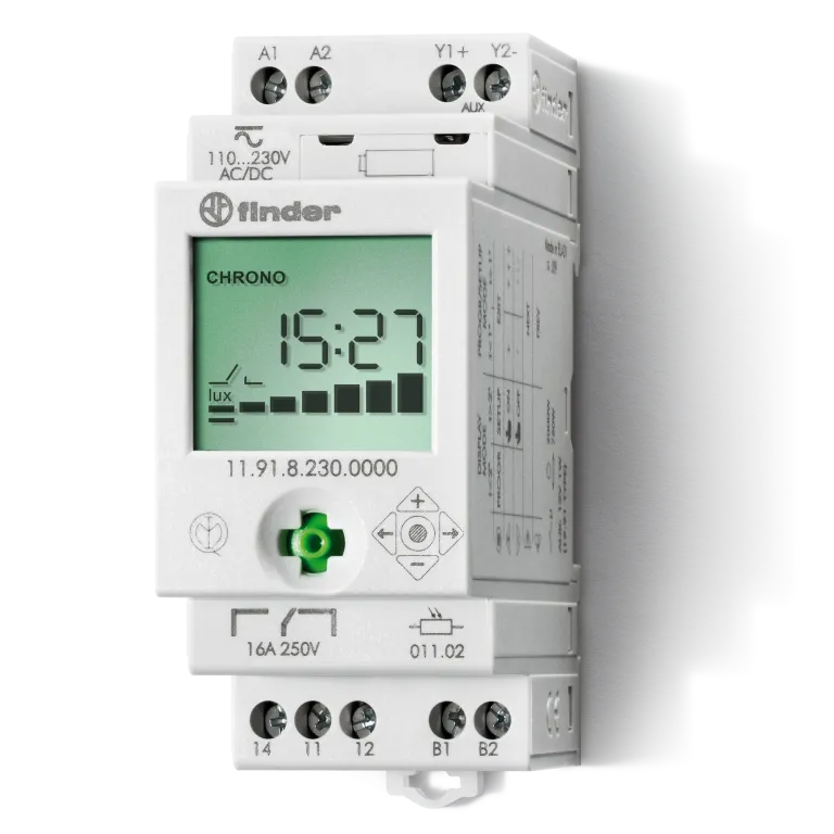 23541 119182300000 - 11.91.8.230.0000 Rele Crepuscular + Int. Horario 110..230V AC 1CC