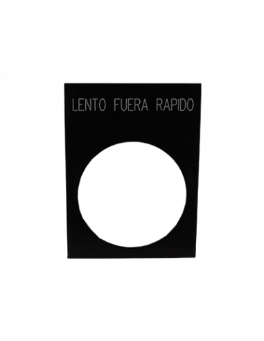 2LP37SP Placas Leyendas Ø 22mm