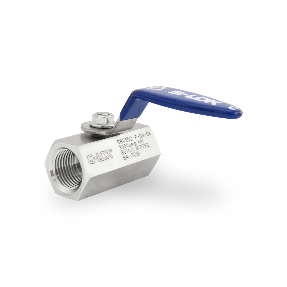 SBV20C-F-8N-S6 Valvula Bola A. Inox S316 1/2 NPT Roscada Hembra (2000 psi)