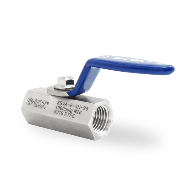 SBVA-F-4N-S6 Válvula Bola A. Inox S316 1/4 NPT Roscada Hembra (1000 psi)