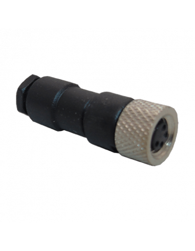 CSM8-4-F-T Conector Recto M8, 4 Pines
