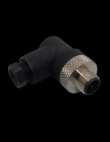 CAM12-5-M Conector Codo M12, 5 Pines