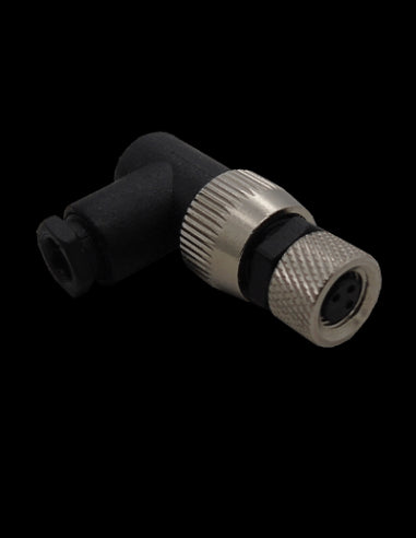 CAM8-3-F-T Conector Codo M8, 3 Pines