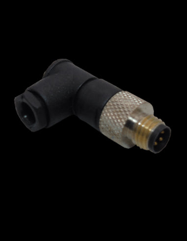 CAM8-4-M Conector Codo M8, 4 Pines