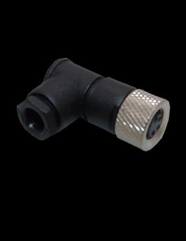CAM8-4-F-T Conector Codo M8, 4 Pines