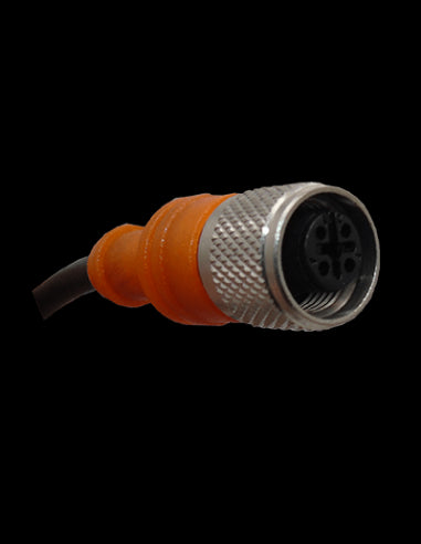 KFDC53P Cable con Conector Recto M12, 4 Pines, PVC