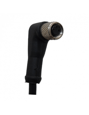 KF90M83-PUR Cable con Conector Codo M8, 4 Pines PUR