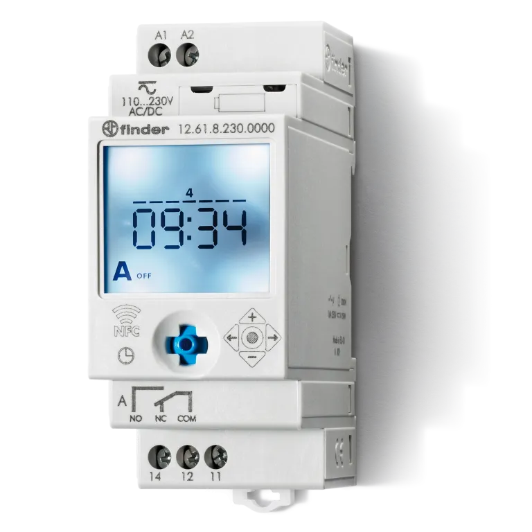 23379 126182300000 - 12.61.8.230.0000 Int. Horario digital. Sem 110...230V AC/DC 1CC