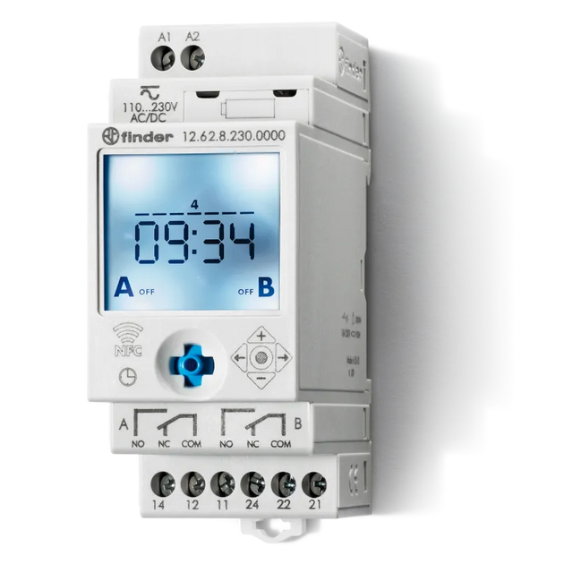 23254 126282300000 - 12.62.8.230.0000 INTERRUPTOR HORARIO2CC (120/230VAC)16A