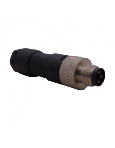 CSM8-3-M Conector Recto M8, 3 Pines