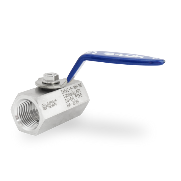 SBVC-F-8N-S6 Válvula Bola A. Inox S316 1/2 NPT Roscada Hembra (1000 psi)