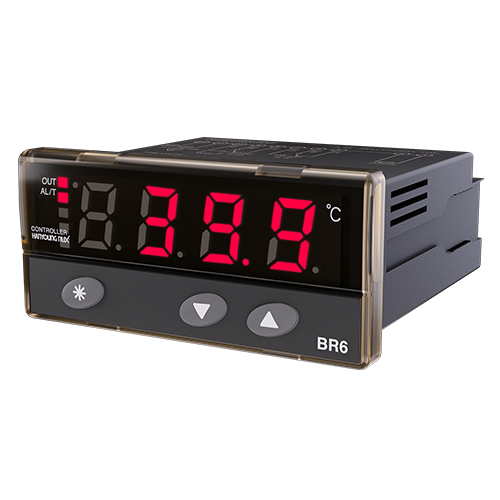 BR6-FNMP4 - CONTROL DE TEMP. PARA PANEL ON-OFF SAL. RELEVADOR ALIMENTACION DE 100-240V AC 72X35MM